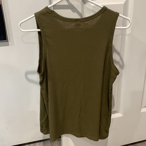 Old Navy luxe olive tank - Picture 2 of 2
